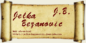 Jelka Bežanović vizit kartica